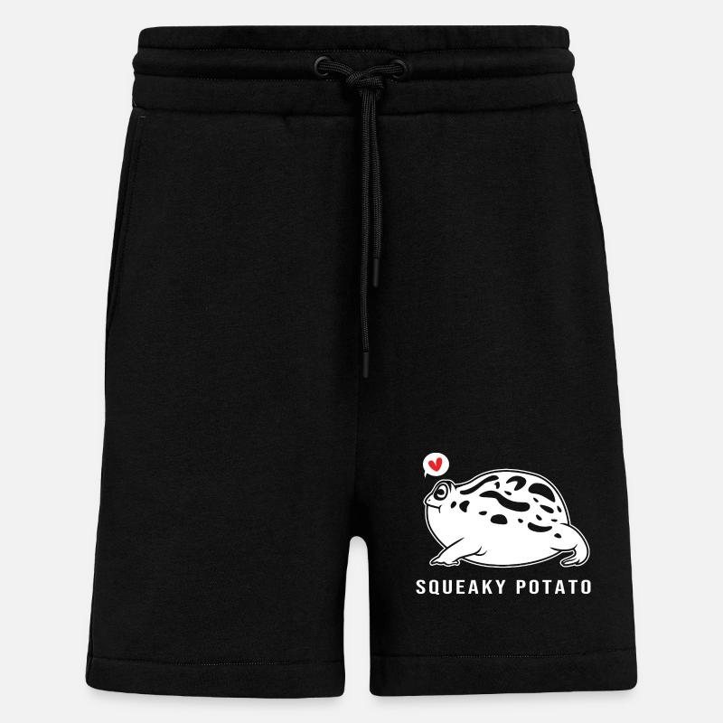 Frosch Desert Rain Frog - Shorts - made by SPREAD - SOLID BLACK