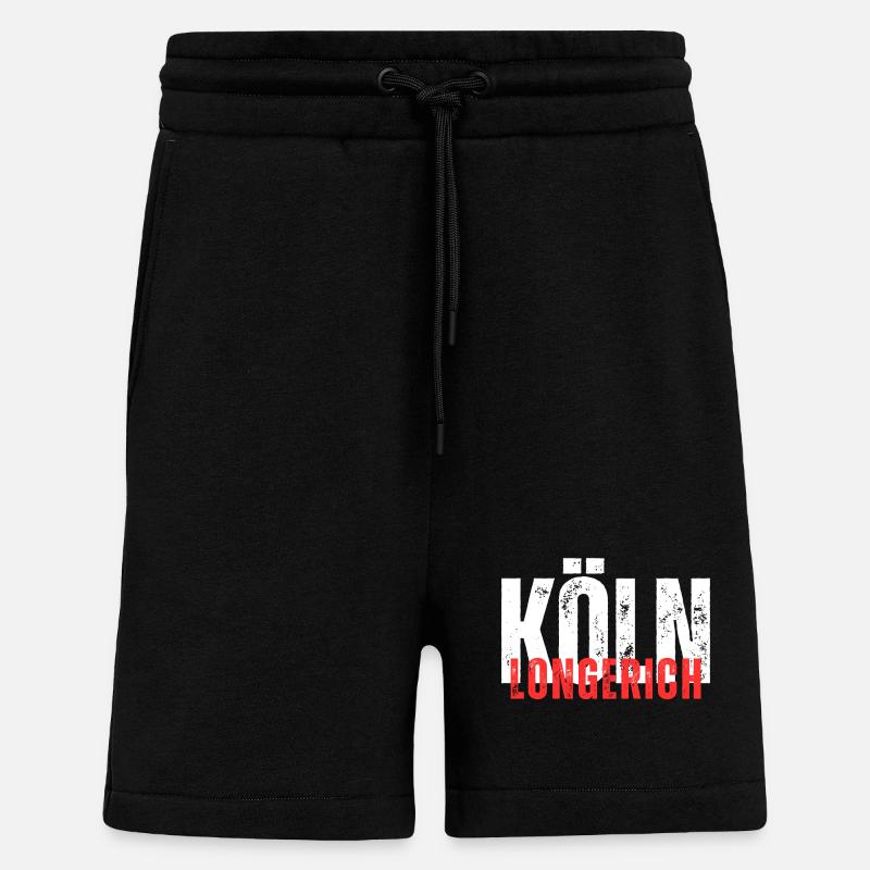 Longerich weiß rot - Shorts - made by SPREAD - SOLID BLACK