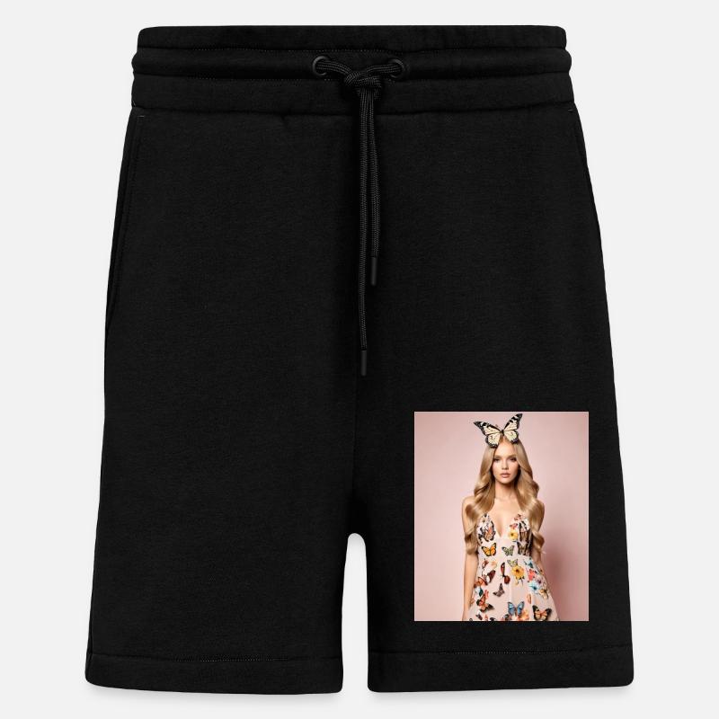 Schmetterlingskleid. - Shorts - made by SPREAD - SOLID BLACK