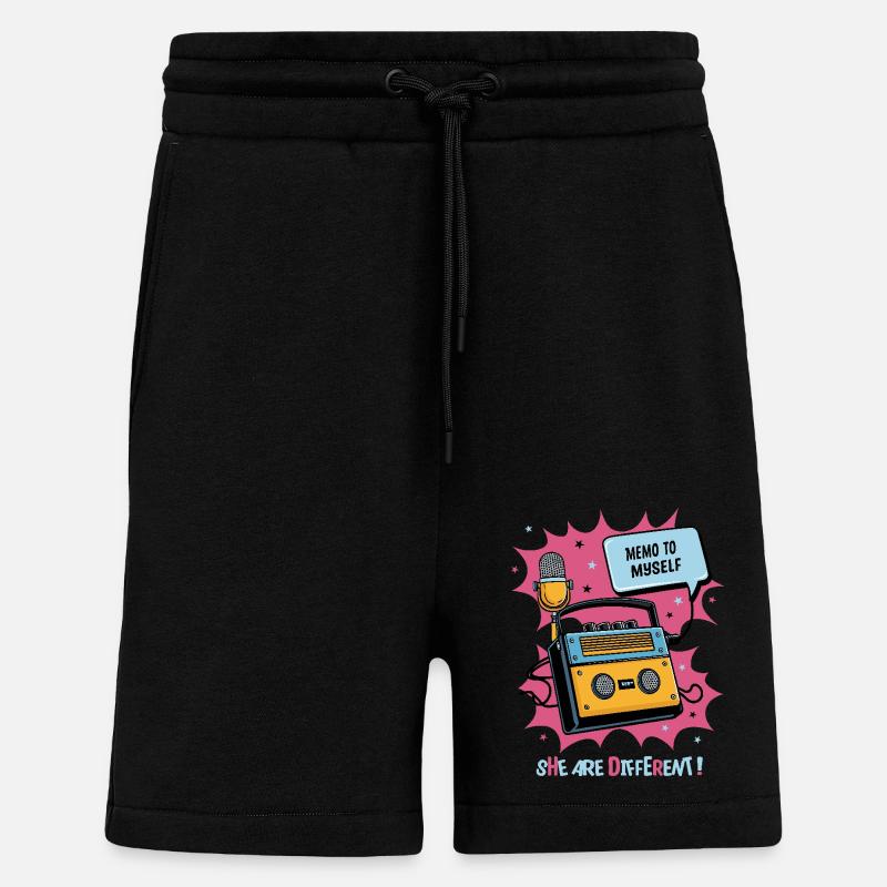 Sie sind anders ! - Shorts - made by SPREAD - SOLID BLACK