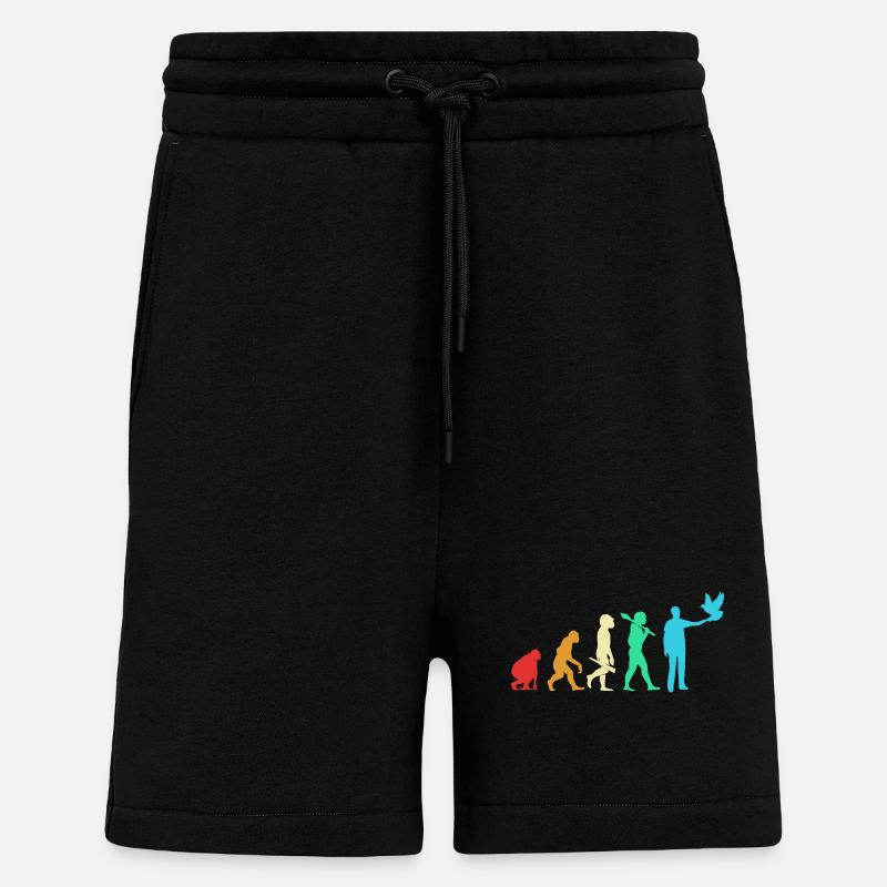 Tauben Taube - Shorts - made by SPREAD - SOLID BLACK