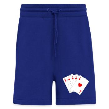 Straight Flush Poker Skat - Shorts - made by SPREAD - Iconic Blue - Vorne