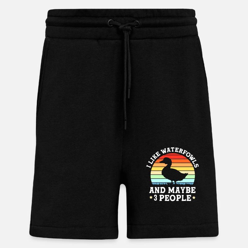 Ente Jagd Jäger Entenjagd - Shorts - made by SPREAD - SOLID BLACK