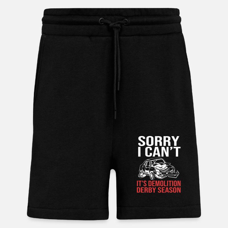 Abriss Derby - Shorts - made by SPREAD - SOLID BLACK