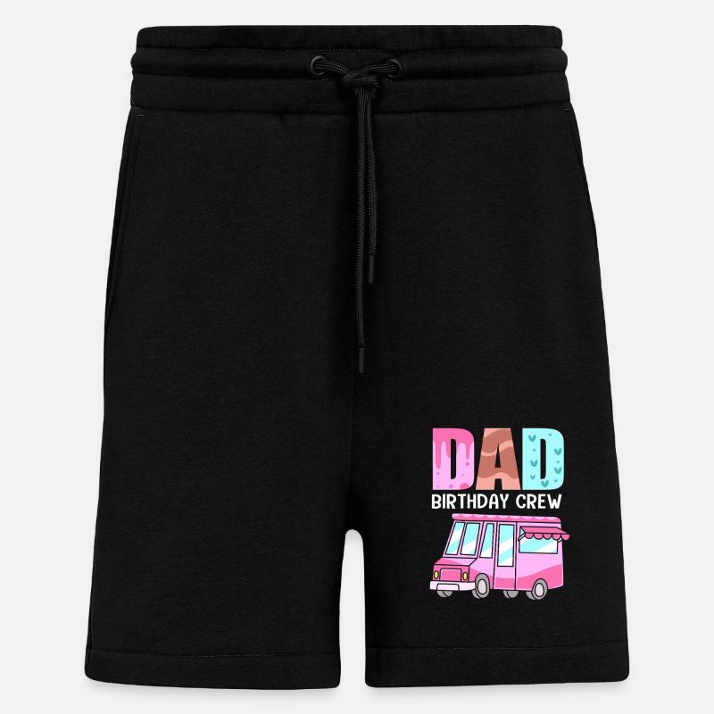 Eiscreme Eiswagen Eis Eisdiele - Shorts - made by SPREAD - SOLID BLACK