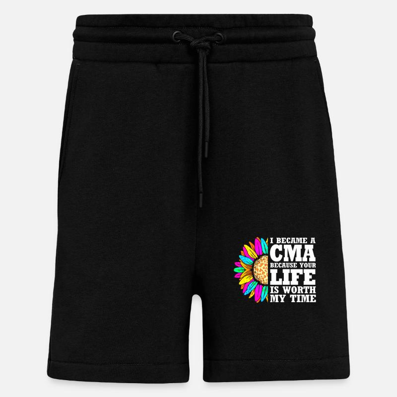 MFA Medical Assistant - Shorts - made by SPREAD - SOLID BLACK