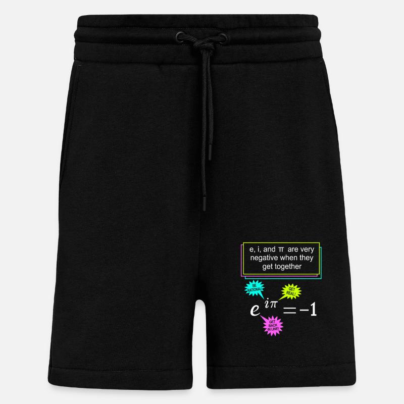 Mathematician Math Mathematical Mathematics - Shorts - made by SPREAD - SOLID BLACK