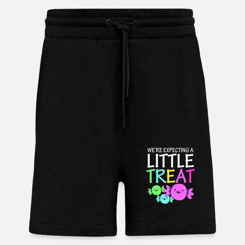 Gender Reveal Halloween Werdende Mutter - Shorts - made by SPREAD - SOLID BLACK