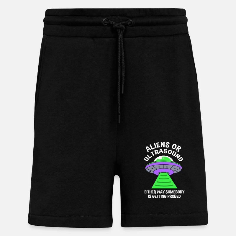 Ultrasonic Technician Ultrasonic Technician - Shorts - made by SPREAD - SOLID BLACK