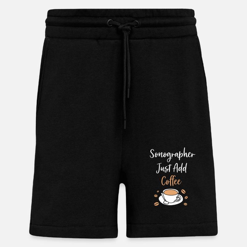 Ultrason - Short bio décontracté fabriqué en UE - SOLID BLACK