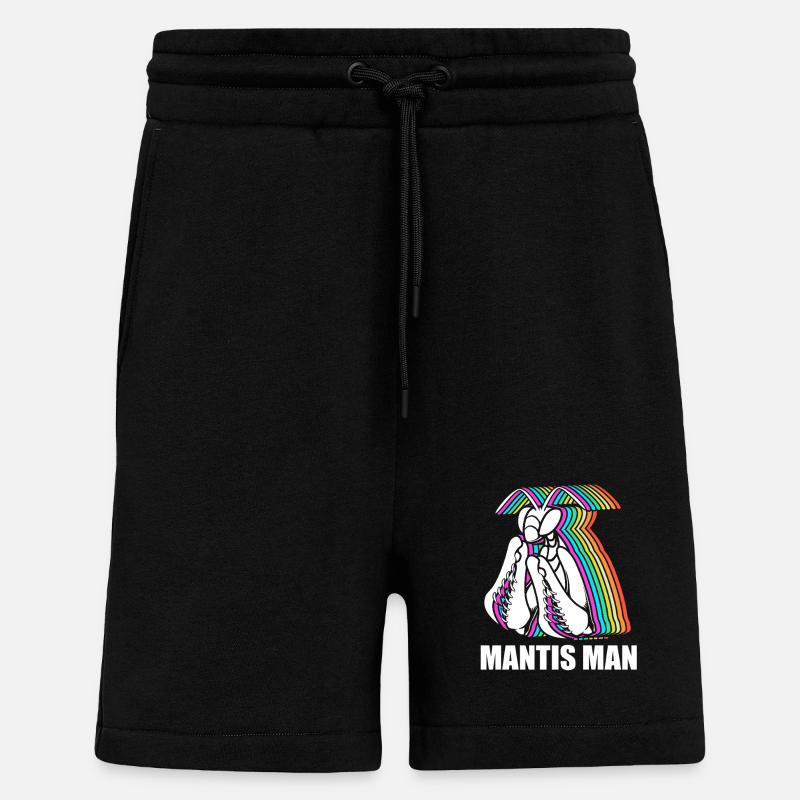 Gottesanbeter Gottesanbeterin Mantis - Shorts - made by SPREAD - SOLID BLACK