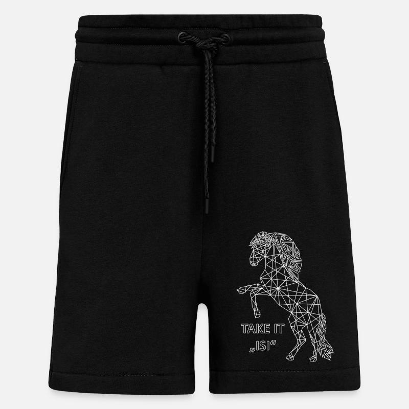 Take IT ISI - white - Shorts - made by SPREAD - SOLID BLACK