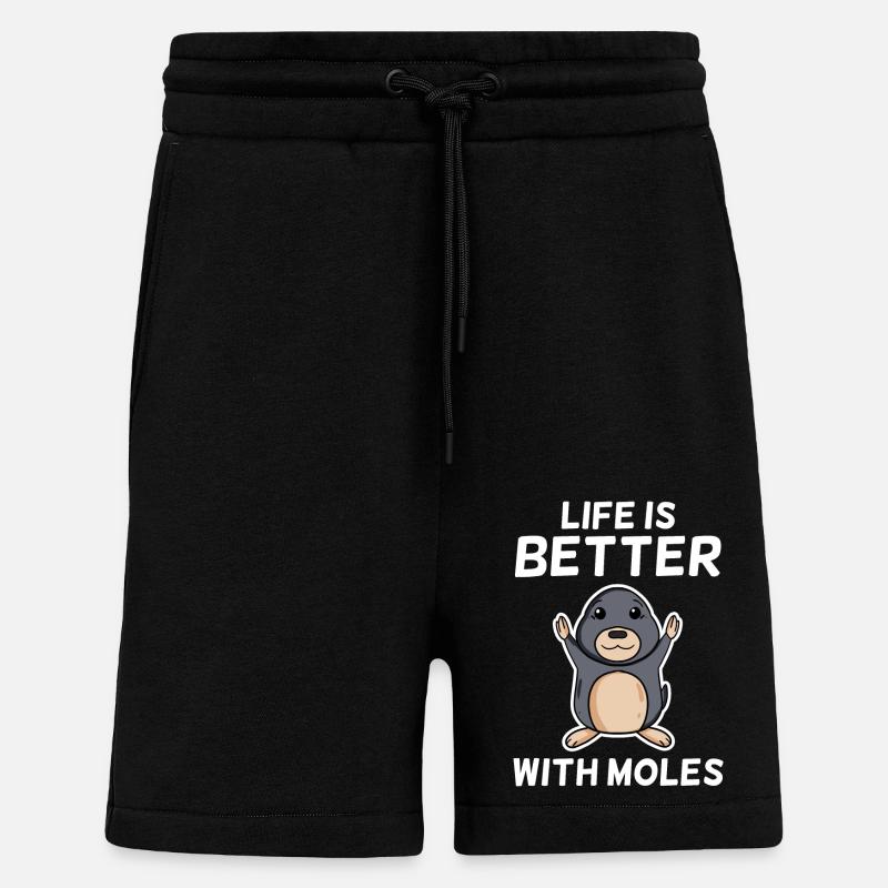 Maulwurf - Shorts - made by SPREAD - SOLID BLACK