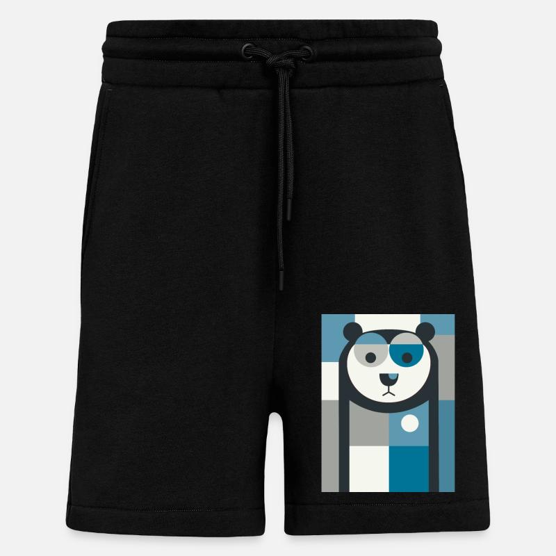 Abstrakter Bär - Shorts - made by SPREAD - SOLID BLACK