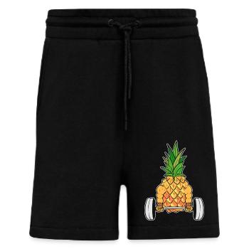 Ananas Fitness - Shorts - made by SPREAD - SOLID BLACK - Vorne