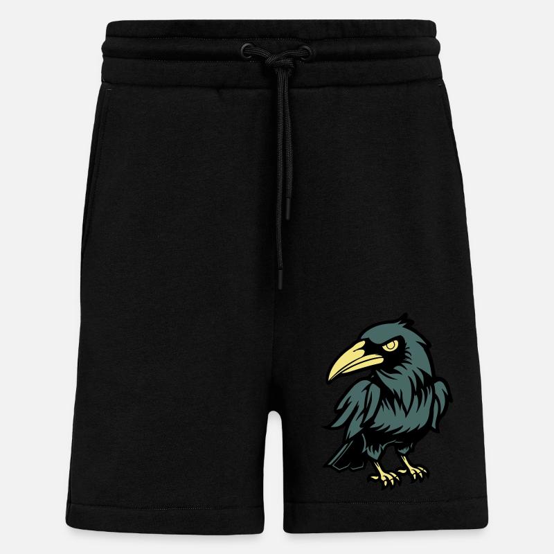 rabe comic tier - Shorts - made by SPREAD - SOLID BLACK