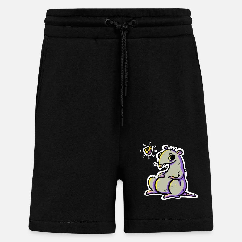 Hungrige Ratte - Shorts - made by SPREAD - SOLID BLACK