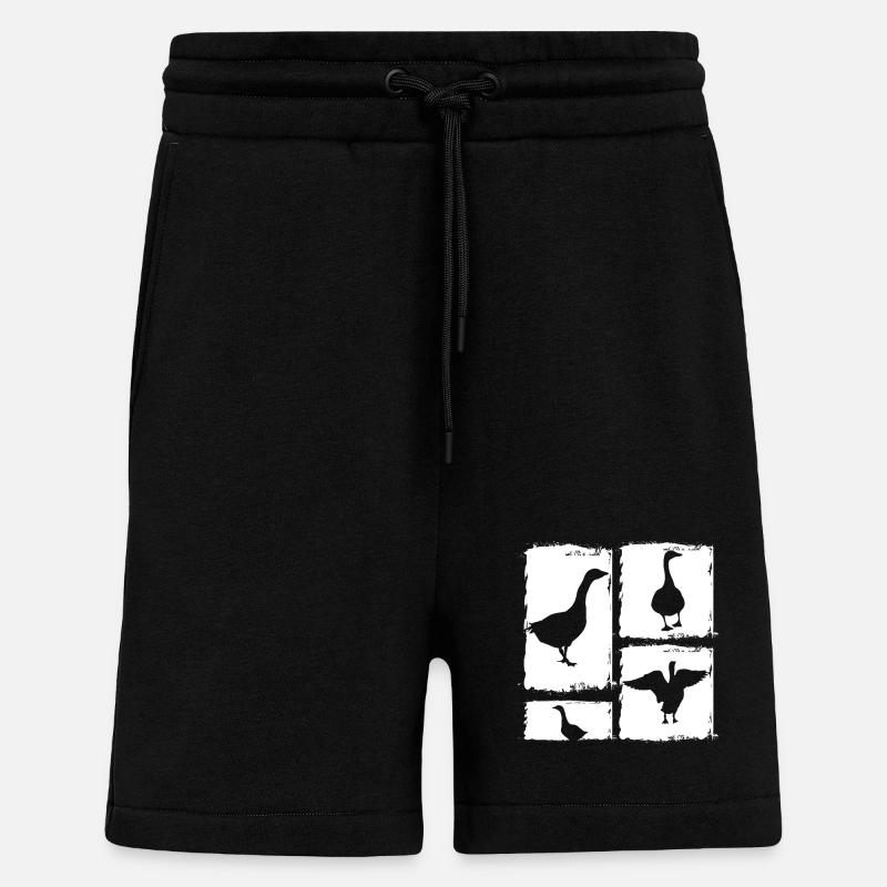 Gans - Shorts - made by SPREAD - SOLID BLACK