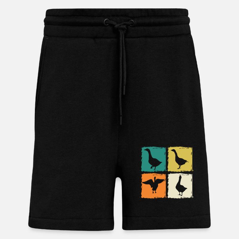 Gans - Shorts - made by SPREAD - SOLID BLACK
