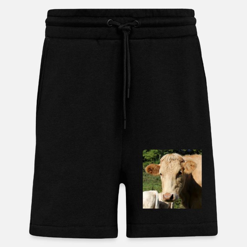 Kuh Poster - Shorts - made by SPREAD - SOLID BLACK