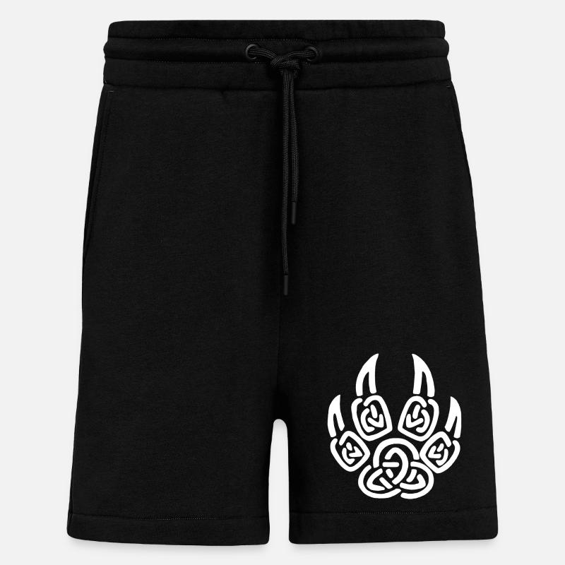 Weiße Wikinger Wolfskrallen - Shorts - made by SPREAD - SOLID BLACK