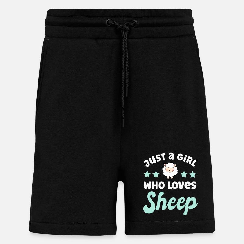 Schaf Schafe - Shorts - made by SPREAD - SOLID BLACK