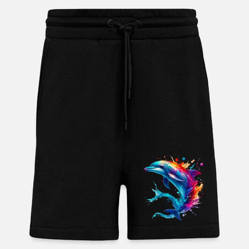 Delfin - Shorts - made by SPREAD - SOLID BLACK