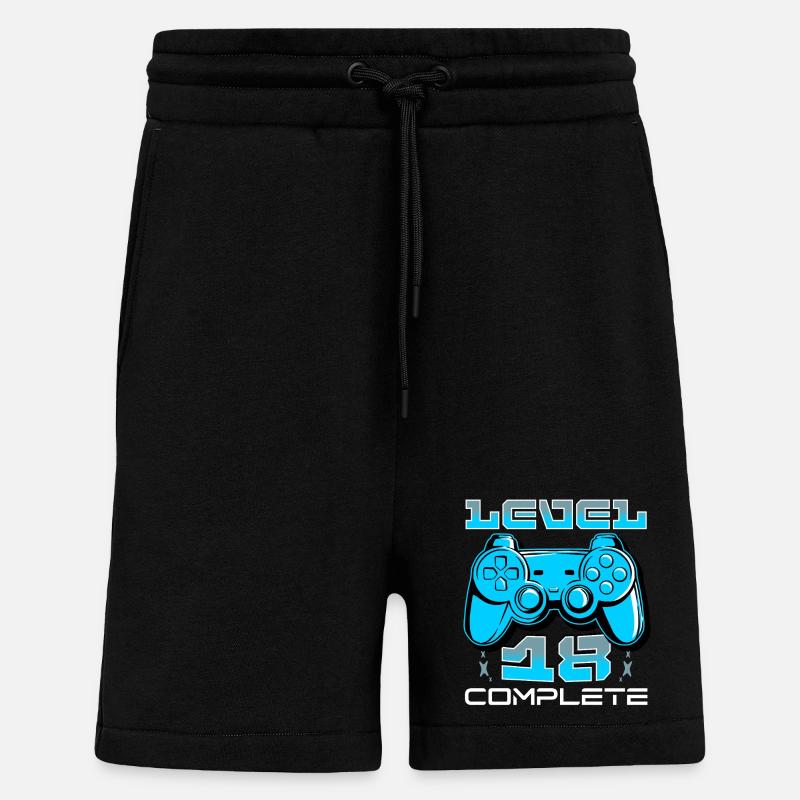 Level 18 Complete Gamepad - Shorts - made by SPREAD - SOLID BLACK