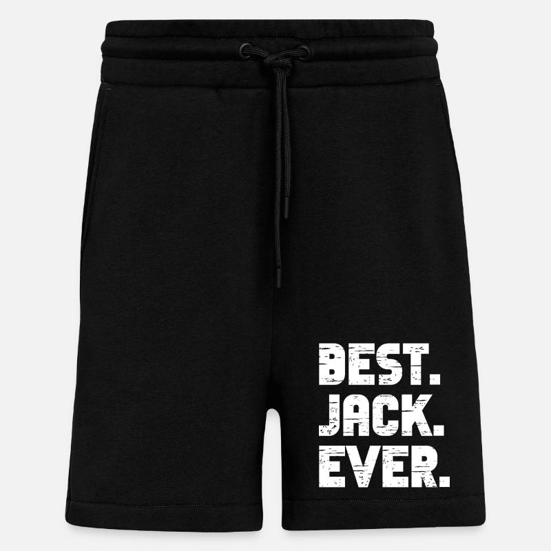 Best Jack Ever Geschenk Spruch - Shorts - made by SPREAD - SOLID BLACK