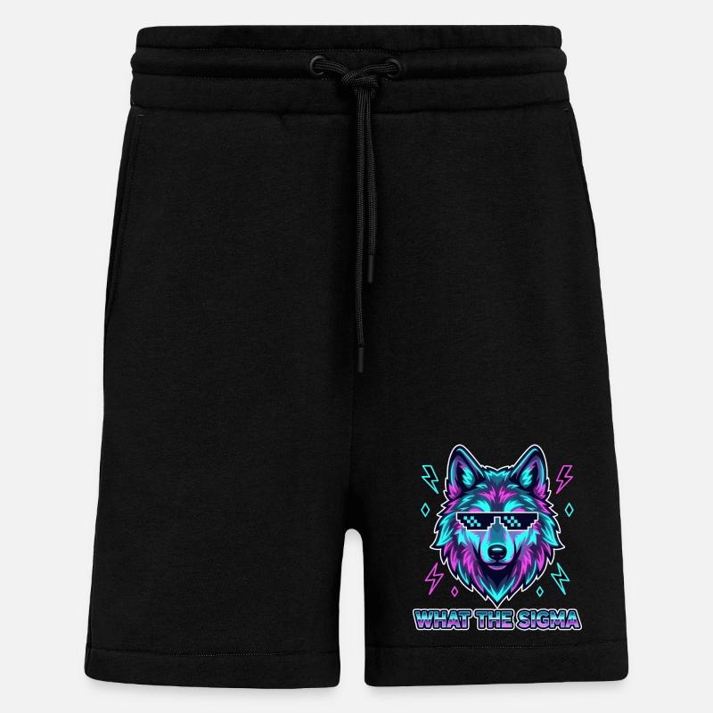 Que le Loup Sigma - Short bio décontracté fabriqué en UE - SOLID BLACK
