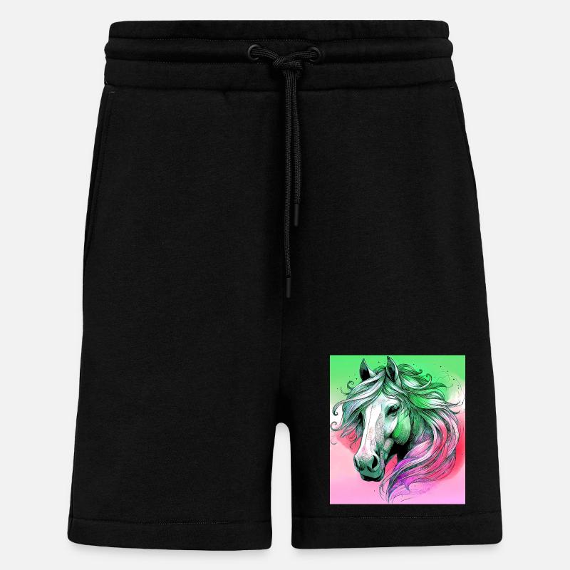 Pferd - Shorts - made by SPREAD - SOLID BLACK