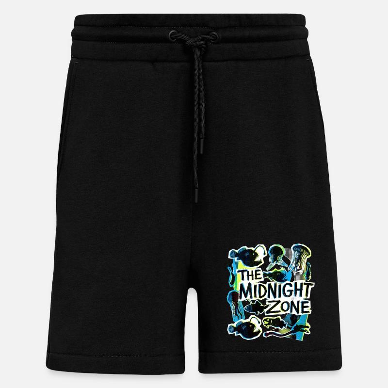 The Midnight Plastic Zone - Shorts - made by SPREAD - SOLID BLACK