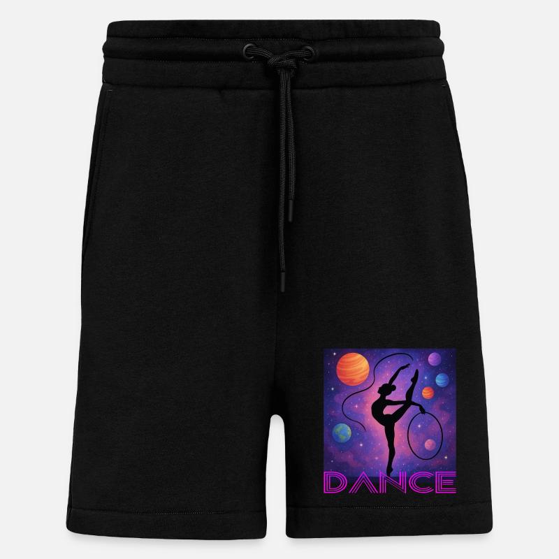 Danser - Short bio décontracté fabriqué en UE - SOLID BLACK