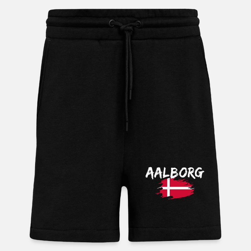 Aalborg, Denmark - Shorts - made by SPREAD - SOLID BLACK