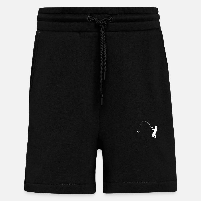 Angler Evolution Pocket Geschenkidee - Shorts - made by SPREAD - SOLID BLACK