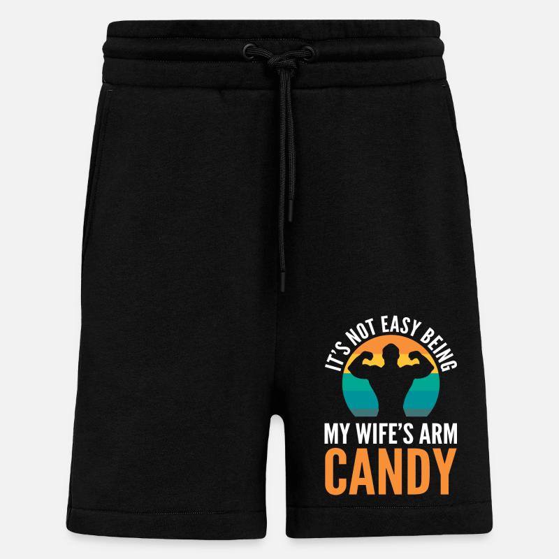 Bras Candy Mari - Short bio décontracté fabriqué en UE - SOLID BLACK