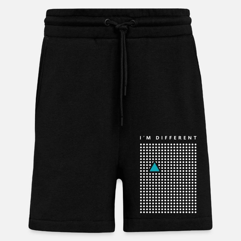 Anders stylish Dreieck - Shorts - made by SPREAD - SOLID BLACK