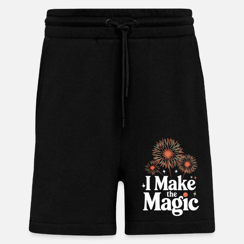 Pyrotechnics Fireworks Pyrotechnics - Shorts - made by SPREAD - SOLID BLACK