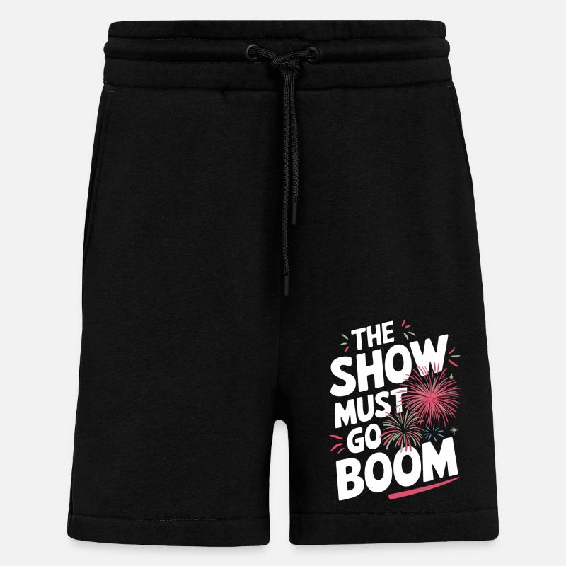 Pyrotechnics Fireworks Pyrotechnics - Shorts - made by SPREAD - SOLID BLACK