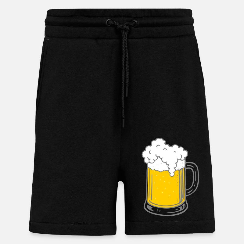 Bier - Shorts - made by SPREAD - SOLID BLACK