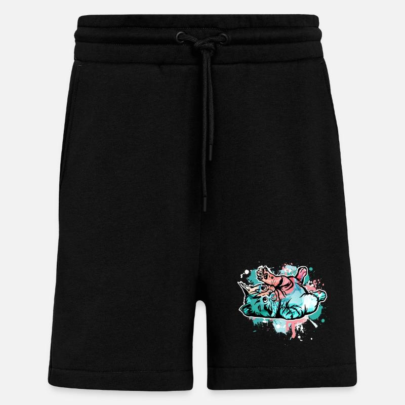 Katze - Shorts - made by SPREAD - SOLID BLACK