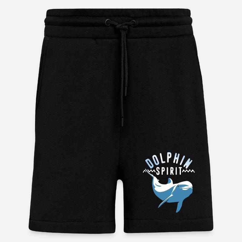 Die Seele des Delfins - Shorts - made by SPREAD - SOLID BLACK