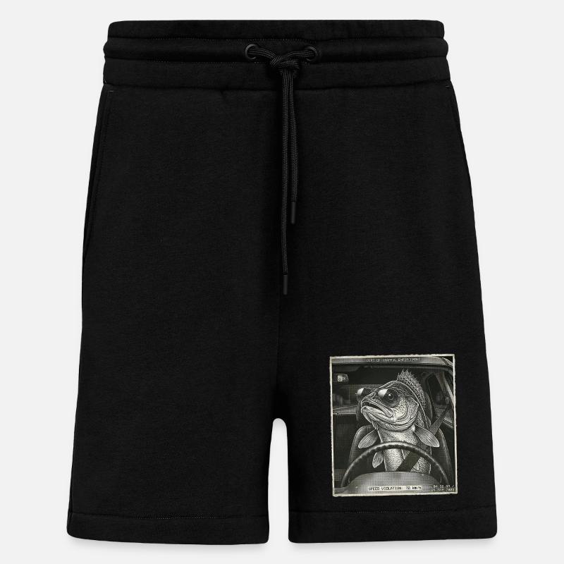 Zander Flashed - Shorts - made by SPREAD - SOLID BLACK
