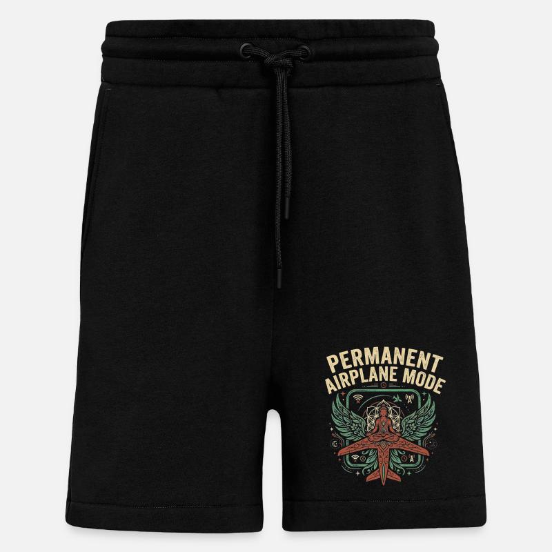 Dauer Flugmodus - Shorts - made by SPREAD - SOLID BLACK