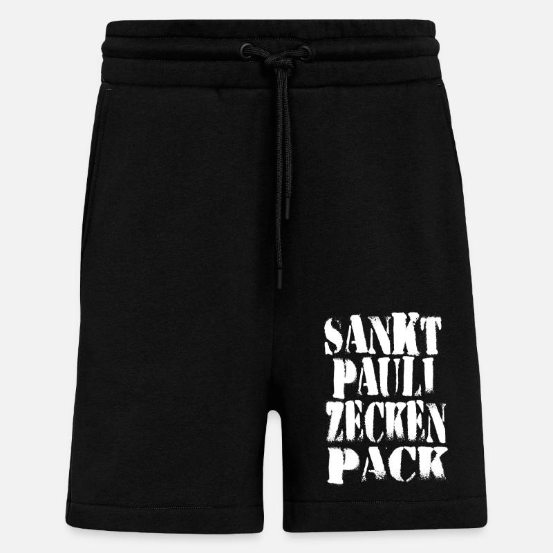 St. Pauli Tick Pack - Shorts - made by SPREAD - SOLID BLACK