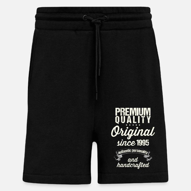 Born in 1995 - Shorts - made by SPREAD - SOLID BLACK