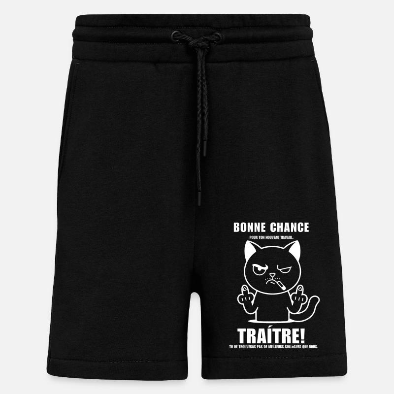 Traitorous good luck - Shorts - made by SPREAD - SOLID BLACK