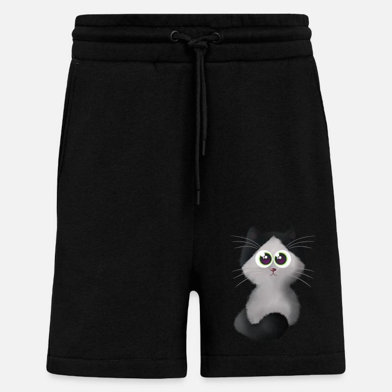 Katze 2 - Shorts - made by SPREAD - SOLID BLACK