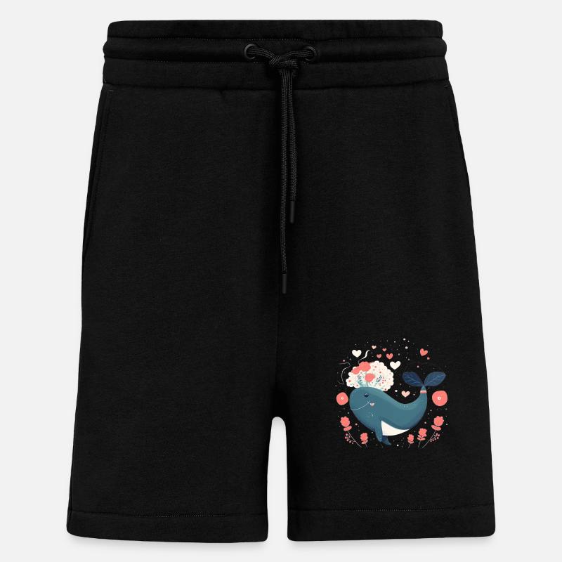 Wal7 - Shorts - made by SPREAD - SOLID BLACK