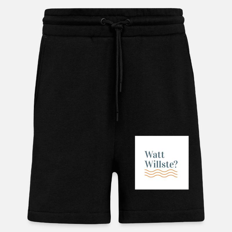 Watt Willste - Shorts - made by SPREAD - SOLID BLACK